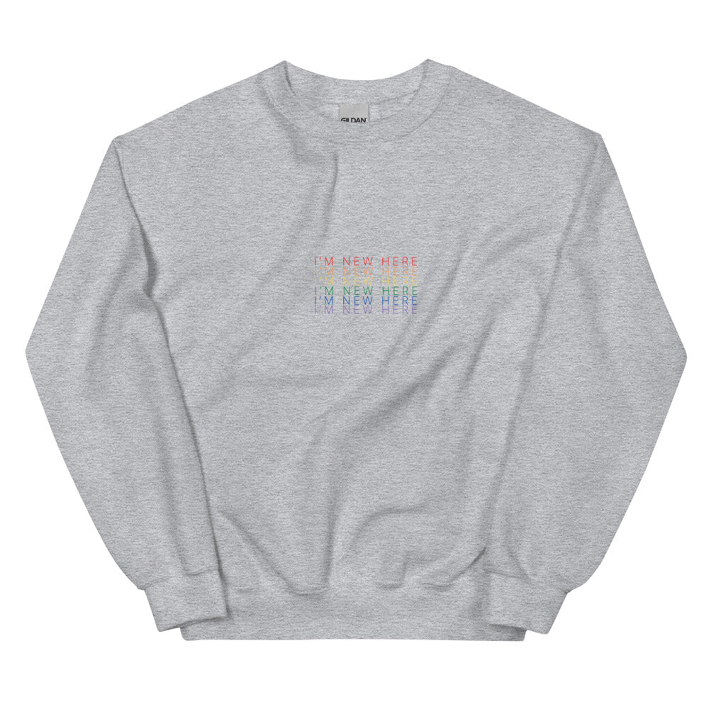 I'M NEW HERE - crewneck