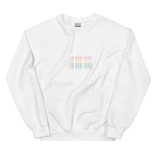 I'M NEW HERE - crewneck